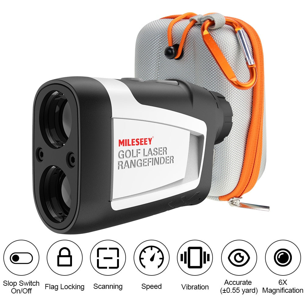 Mileseey PF210 600M Yd Golf Laser Rangefinder Mini Golf Rangefinder Sport Laser Measure Distance Meter Golf Rangefinder for Hunt