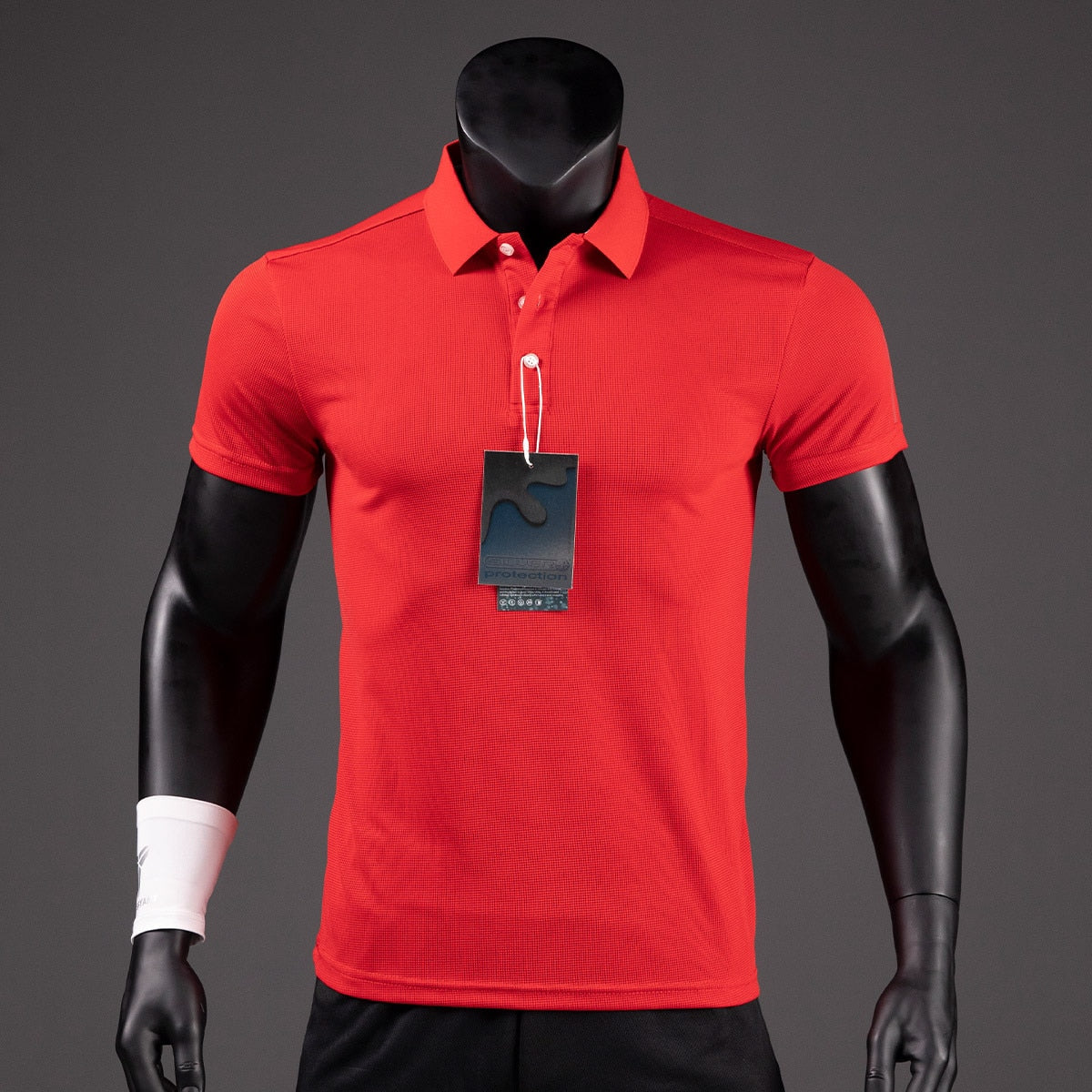 Men's Golf Shirt Luxury Functional Polo Shirt Quick-drying Perspiration Breathable Lapel Short-sleeved T-shirt for Man Summer