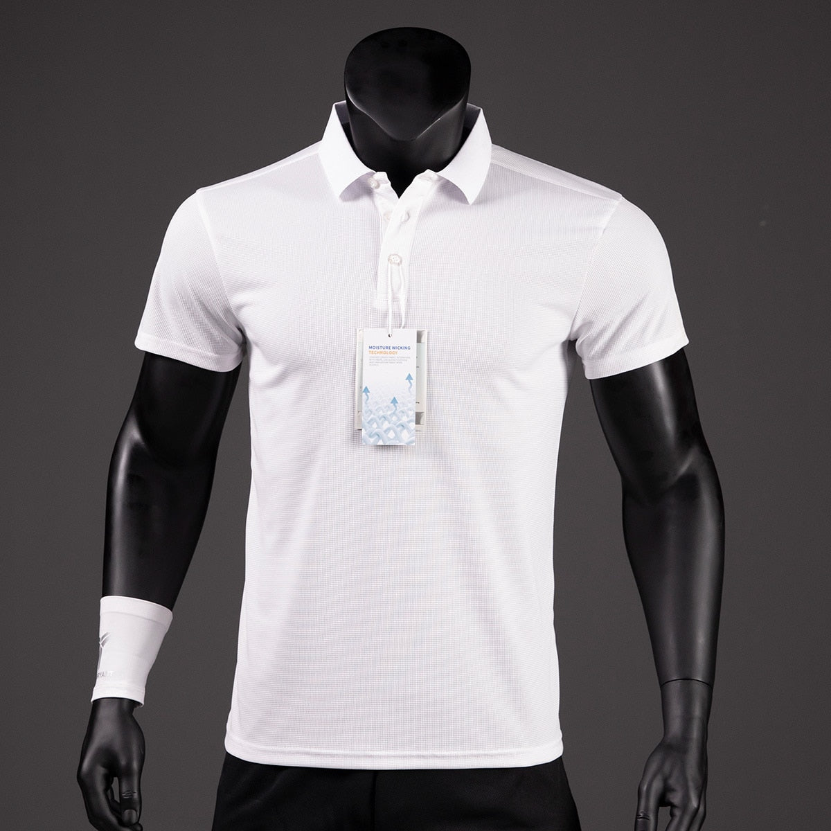 Men's Golf Shirt Luxury Functional Polo Shirt Quick-drying Perspiration Breathable Lapel Short-sleeved T-shirt for Man Summer