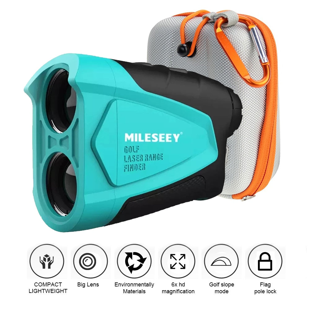 Mileseey PF210 600M Yd Golf Laser Rangefinder Mini Golf Rangefinder Sport Laser Measure Distance Meter Golf Rangefinder for Hunt