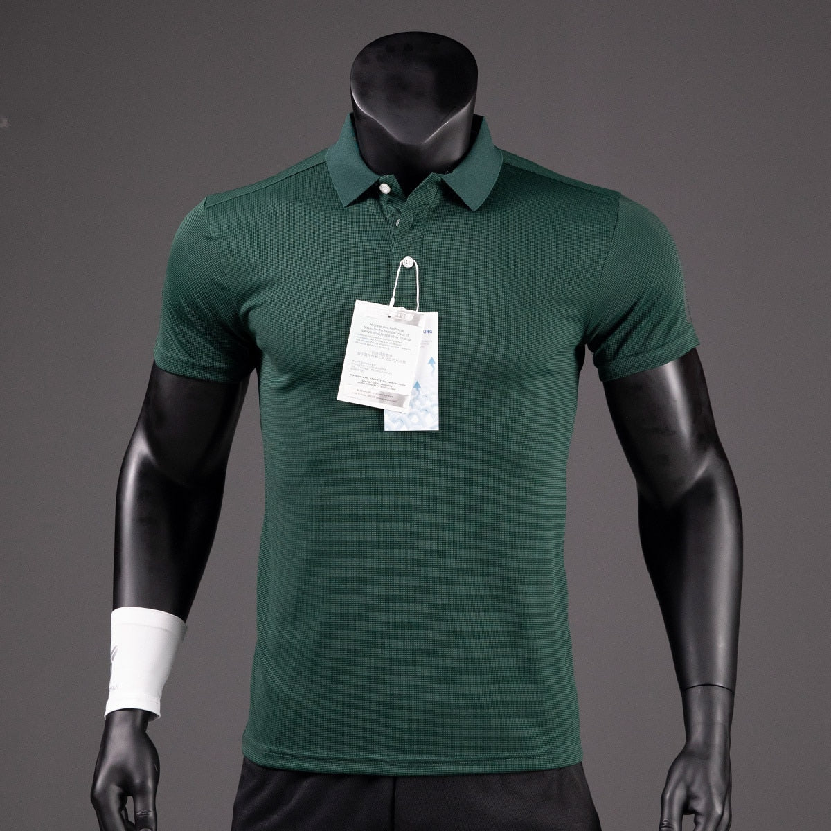 Men's Golf Shirt Luxury Functional Polo Shirt Quick-drying Perspiration Breathable Lapel Short-sleeved T-shirt for Man Summer