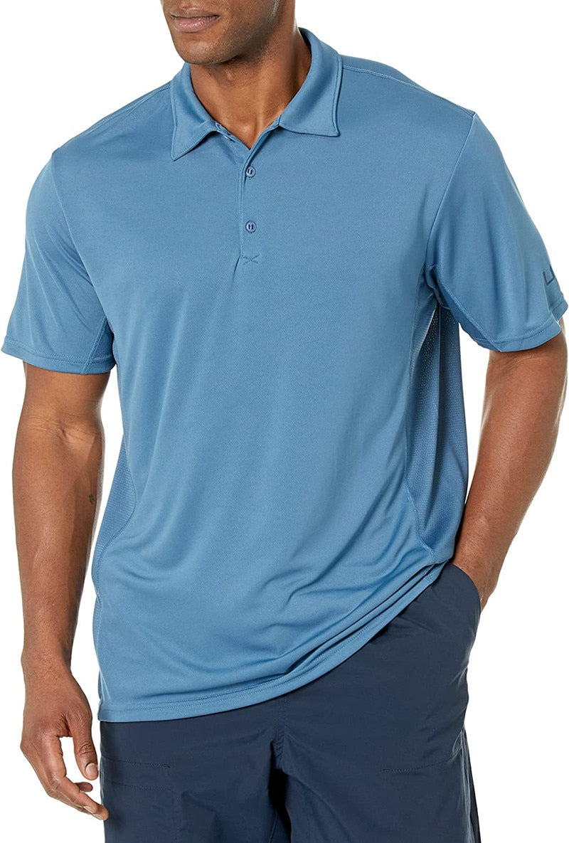 Huk polo shirt racing suit golf shirt men's summer short-sleeved top quick-drying breathable T-shirt Mtb jersey