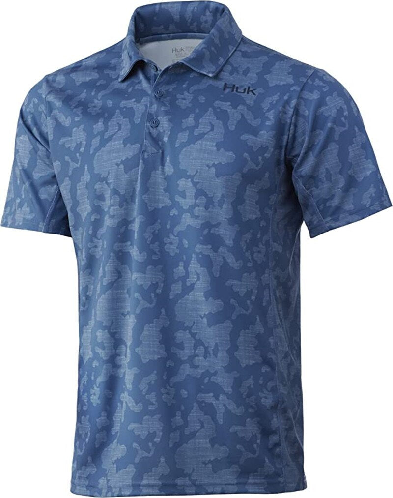 Huk polo shirt racing suit golf shirt men's summer short-sleeved top quick-drying breathable T-shirt Mtb jersey