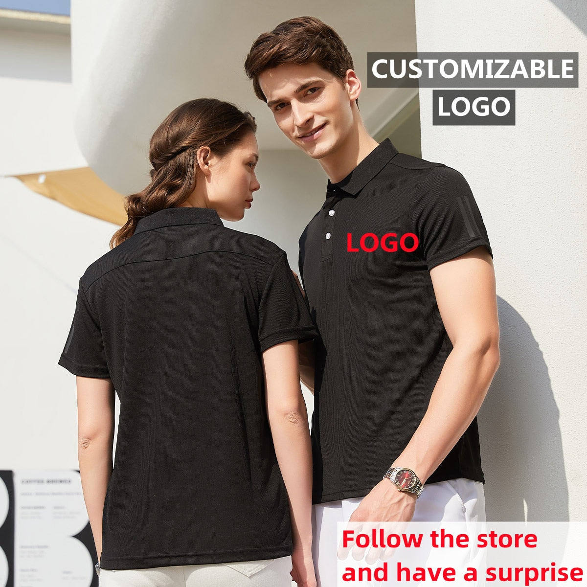 Men's Golf Shirt Luxury Functional Polo Shirt Quick-drying Perspiration Breathable Lapel Short-sleeved T-shirt for Man Summer