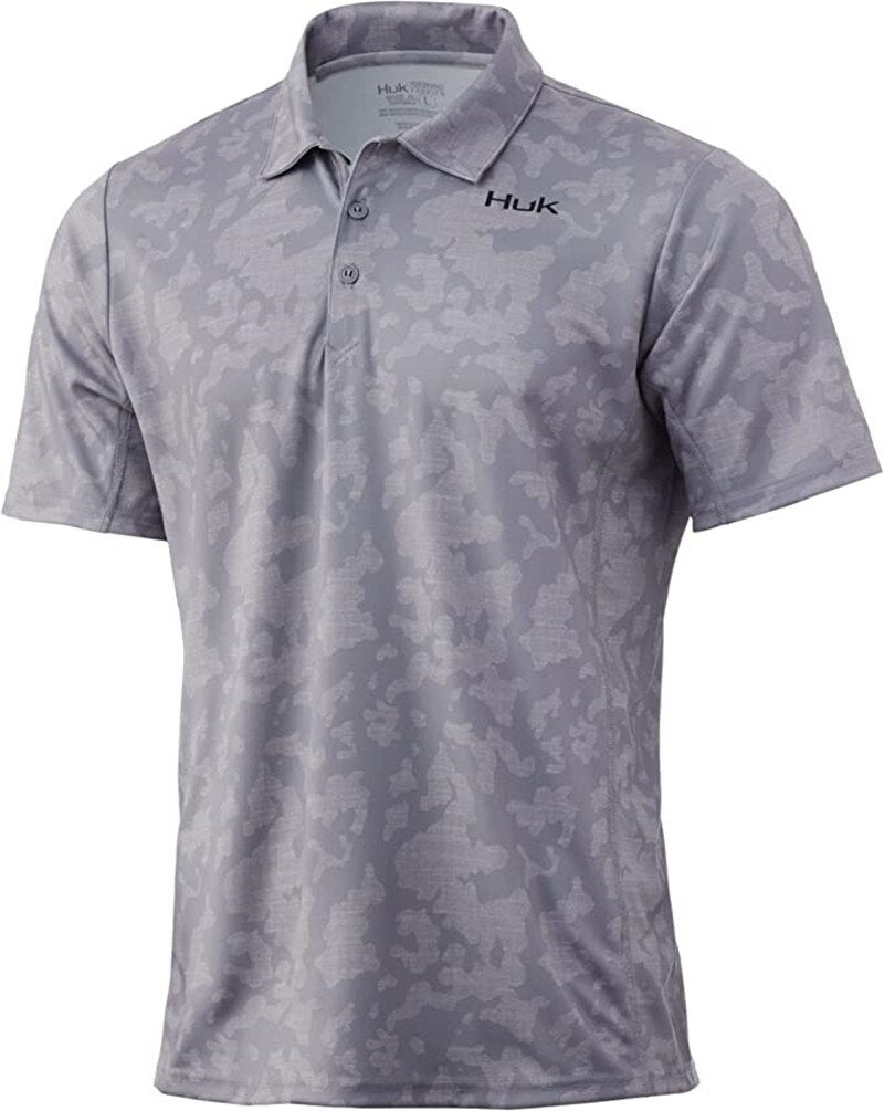 Huk polo shirt racing suit golf shirt men's summer short-sleeved top quick-drying breathable T-shirt Mtb jersey