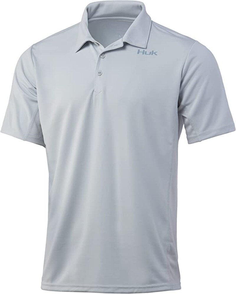 Huk polo shirt racing suit golf shirt men's summer short-sleeved top quick-drying breathable T-shirt Mtb jersey