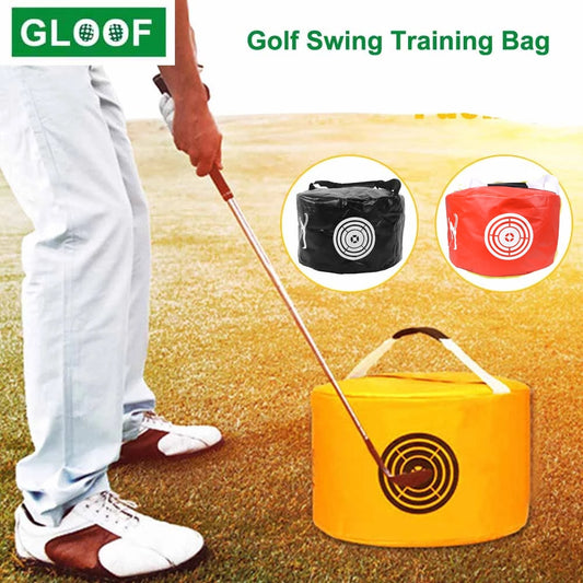 Golf Impact Power Smash Bag Hitting Bag Swing Training Aids Impact Swing Trainer Golf Swing Training Bag