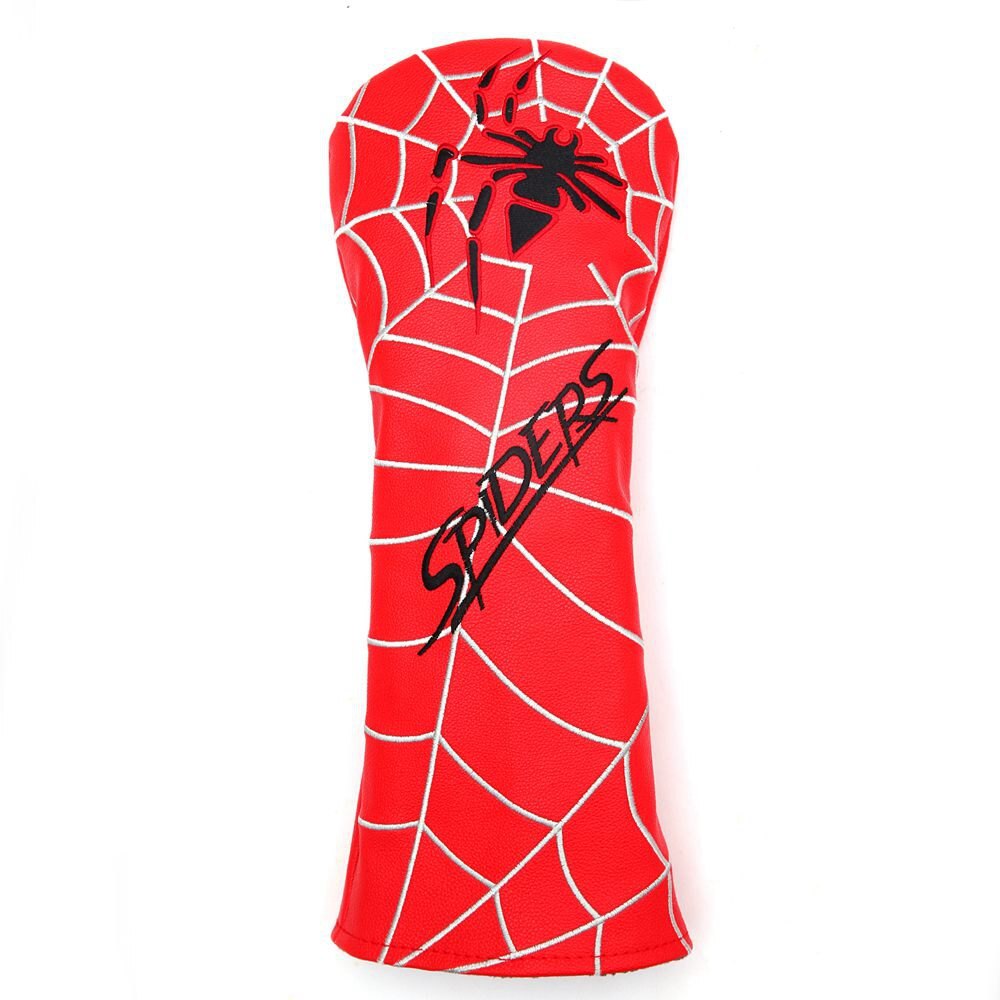 Spider Golf Club Head Covers for Driver Cover Fairway Cover Hybrid Cover Blade Putter Covers PU Leather Headcover