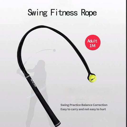 Golf Swing Rope Strength Trainer Beginner Training Accessories Warm-up Exercise Assist