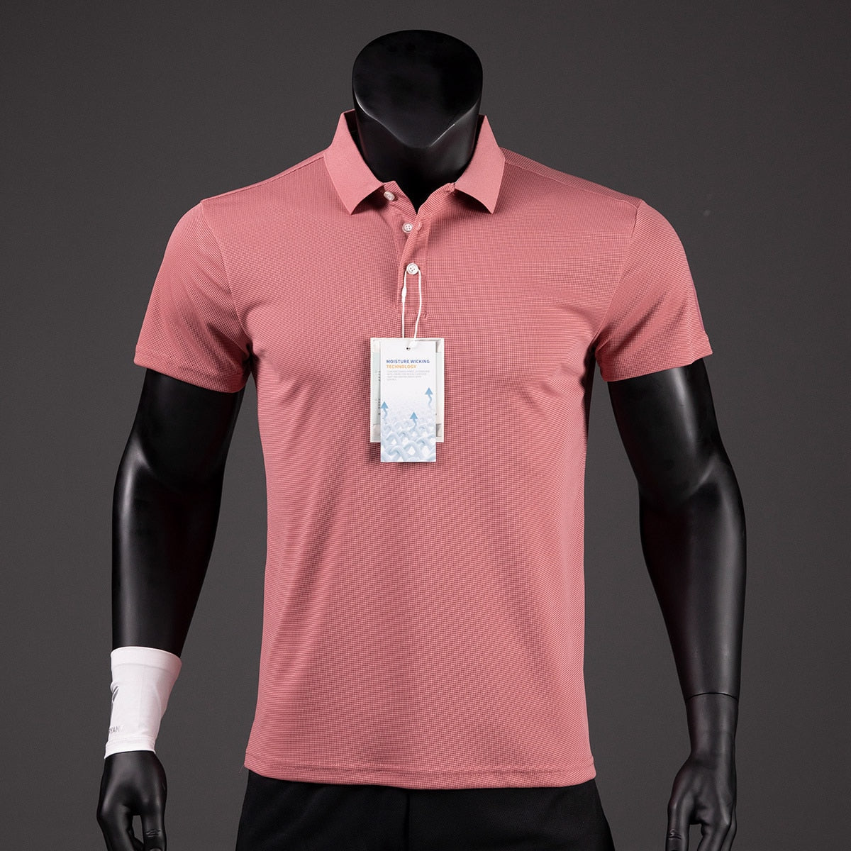 Men&#39;s Golf Shirt Luxury Functional Polo Shirt Quick-drying Perspiration Breathable Lapel Short-sleeved T-shirt for Man Summer