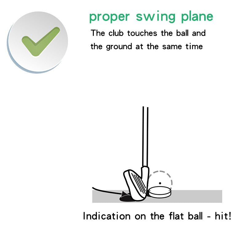 Flat Ball Practice For Swing Training Aids