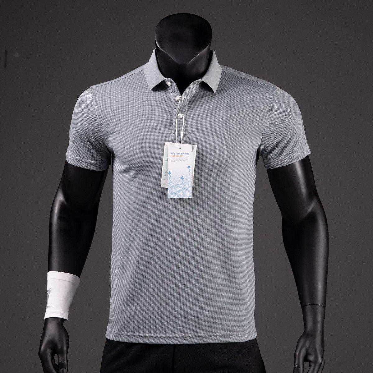 Men&#39;s Golf Shirt Luxury Functional Polo Shirt Quick-drying Perspiration Breathable Lapel Short-sleeved T-shirt for Man Summer