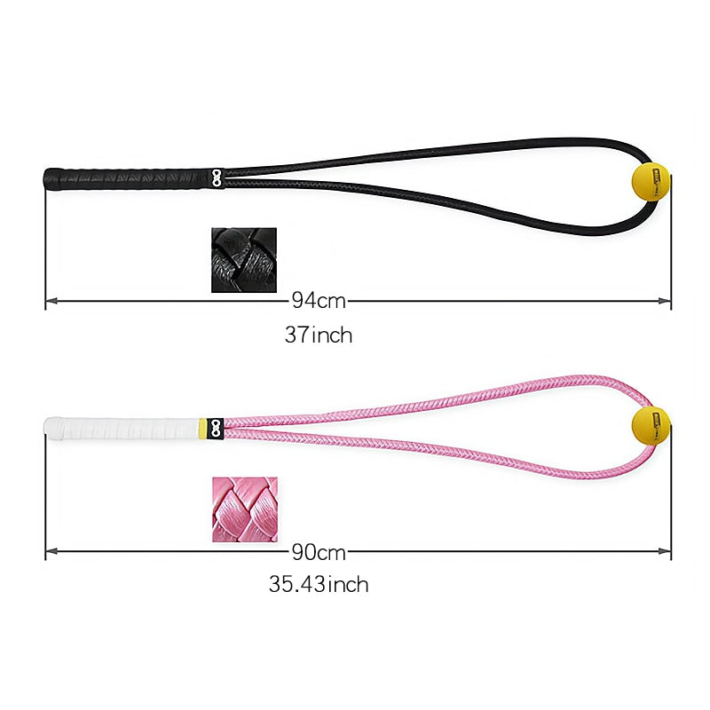 Golf Swing Practice Rope Beginner Postural Correction Golf Swing Trainer Fitness Exercise Warm-up Golf Training Aids Accessories