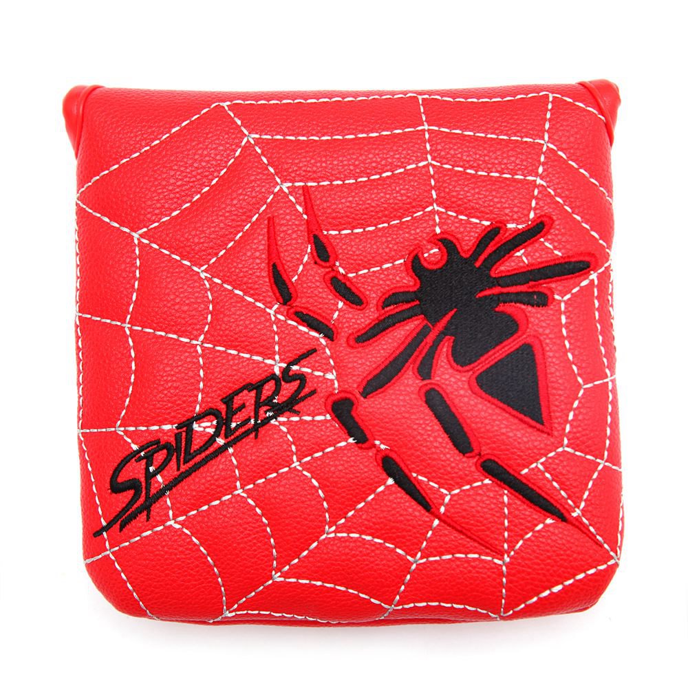 Spider Golf Club Head Covers for Driver Cover Fairway Cover Hybrid Cover Blade Putter Covers PU Leather Headcover