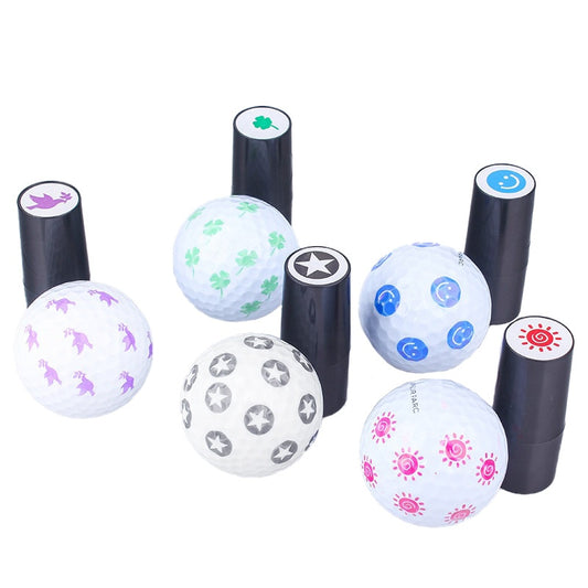 New Golf Ball Stamper Stamp Marker Impression Seal Quick-dry Plastic Multicolors Golf adis Accessories Symbol For Golfer Gift